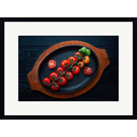 Colourful Tomatoes by Aleksandrova Karina, Framed Art