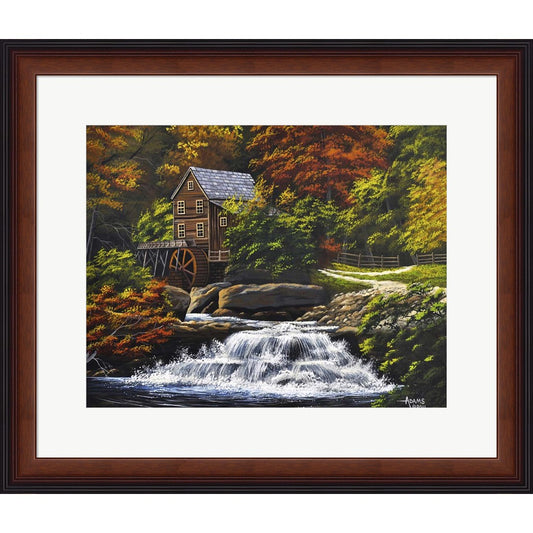 Autumn Mill by Gary Adams, Framed Art