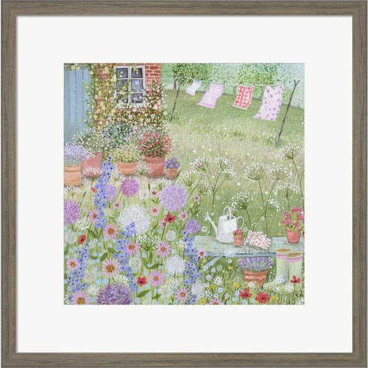 Washing Day by Lucy Grossmith, Framed Art