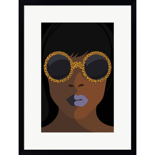 Accessorize I Peri Lips by Omar Escalante, Framed Art