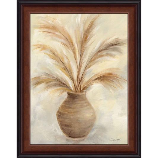 Vase of Grasses II by Silvia Vassileva, Framed Art