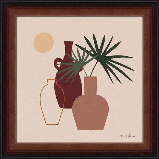 Mod Vessels I by Farida Zaman, Framed Art