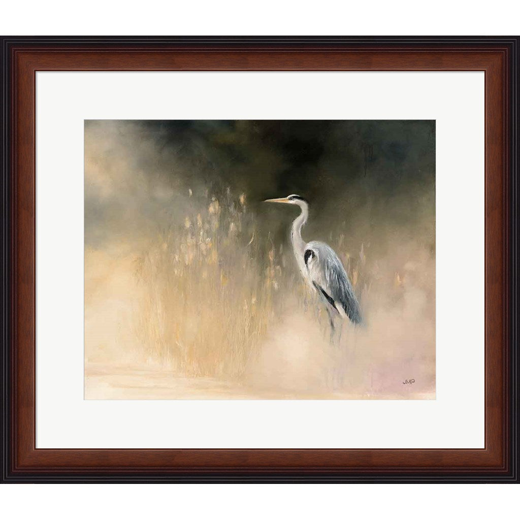 Peaceful Egret by Julia Purinton, Framed Art