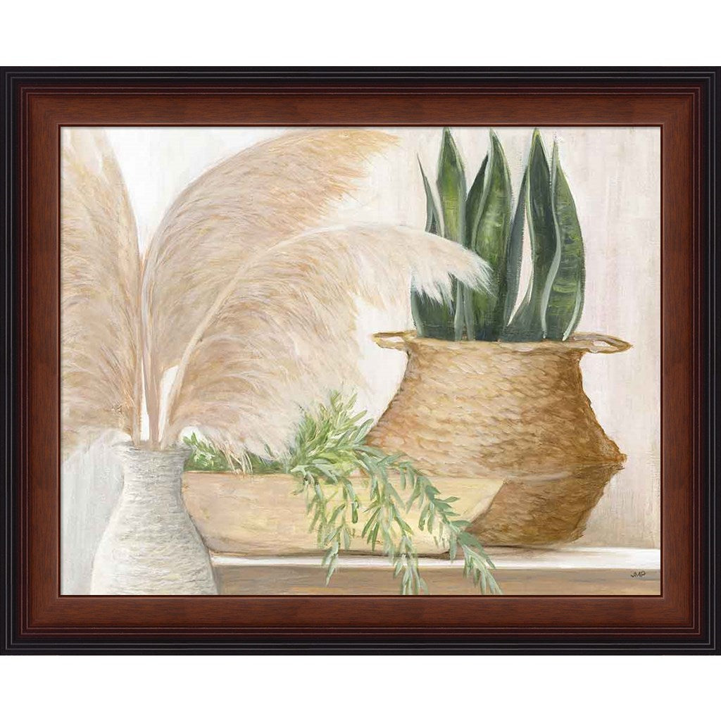 Grasses and Greens by Julia Purinton, Framed Art