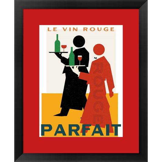 Le Vin Rouge Parfait by Wild Apple Portfolio, Framed Art