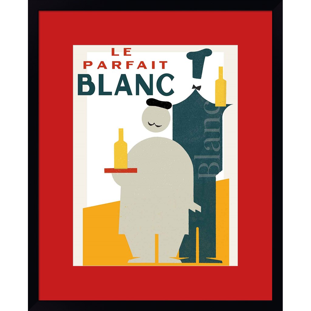 Le Parfait Blanc by Wild Apple Portfolio, Framed Art