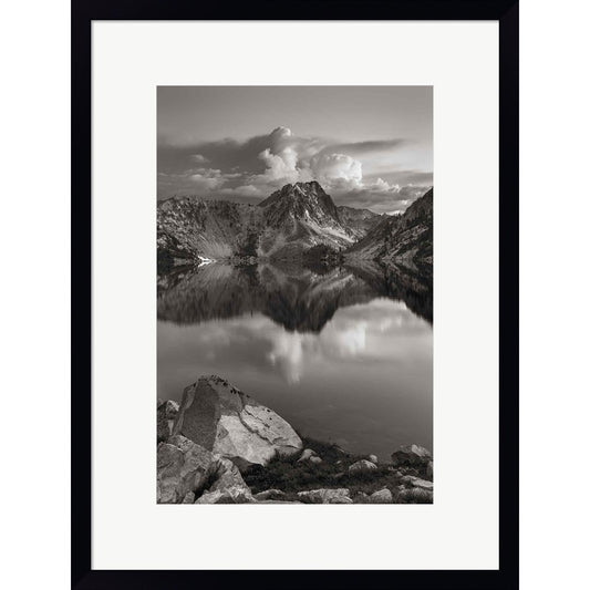 Sawtooth Lake Sawtooth Mountains Idaho by Alan Majchrowicz, Framed Art