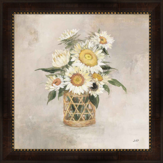 Sunflowers in Rattan by Julia Purinton, Framed Art