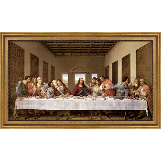 The Last Supper by Leonardo Da Vinci, Framed Art