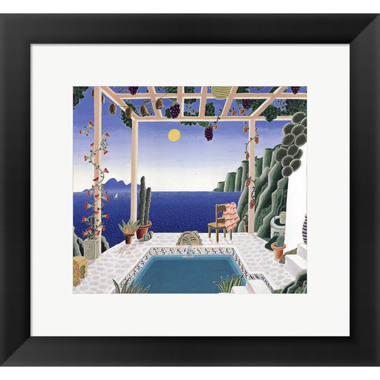 Aegean Garden by Thomas McKnight, Framed Art