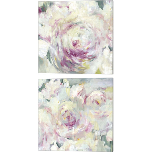 Shabby Peony by PI Galerie, 2 Piece Canvas Art Set