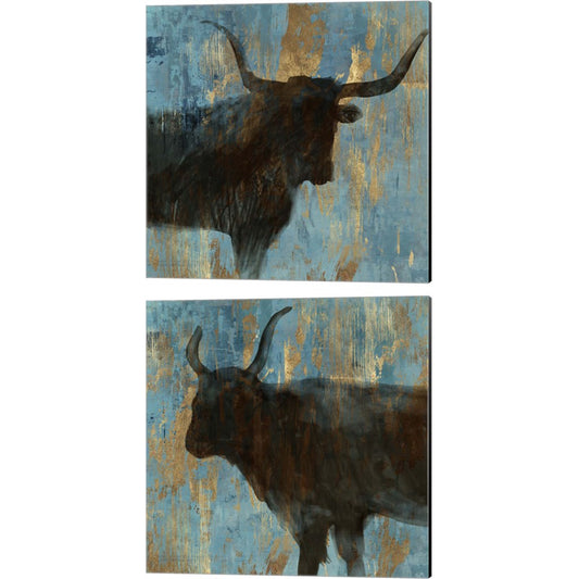 Bison by Aimee Wilson, 2 Piece Canvas Art Set