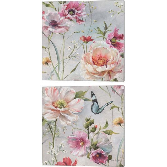 Antique Garden by Lisa Audit, 2 Piece Canvas Art Set