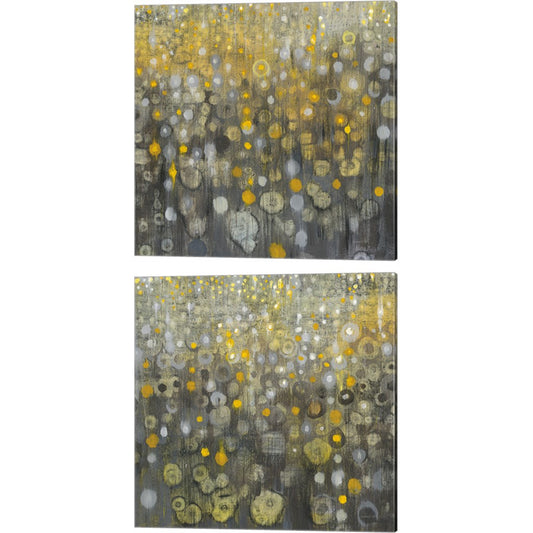 Rain AbstractI by Danhui NAI, 2 Piece Canvas Art Set