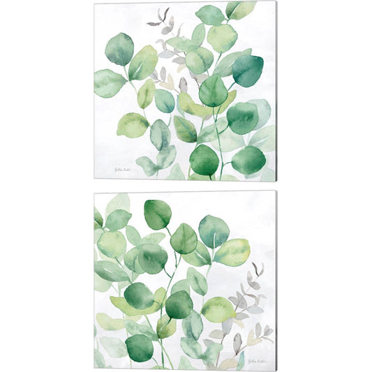 Eucalyptus Leaves by Cynthia Coulter, 2 Piece Canvas Art Set