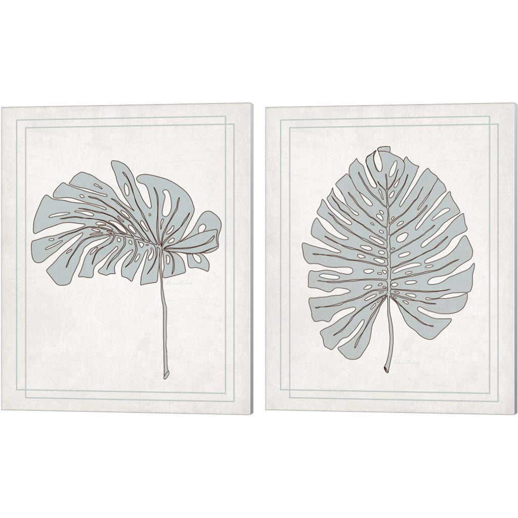 Tropical Monstera by Ramona Murdock, 2 Piece Canvas Art Set