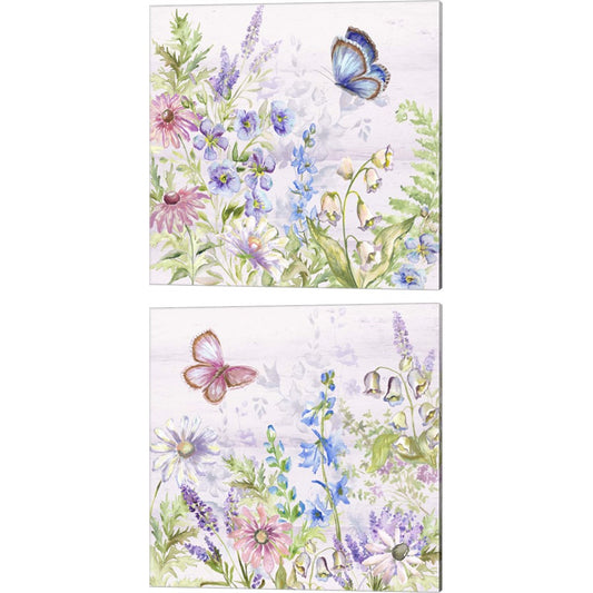 Butterfly Trail by Tre Sorelle Studios, 2 Piece Canvas Art Set