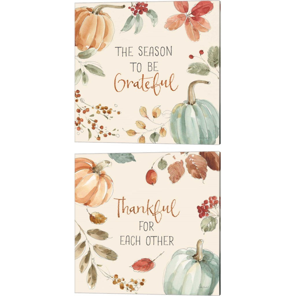 Autumn Feel by Lisa Audit, 2 Piece Canvas Art Set