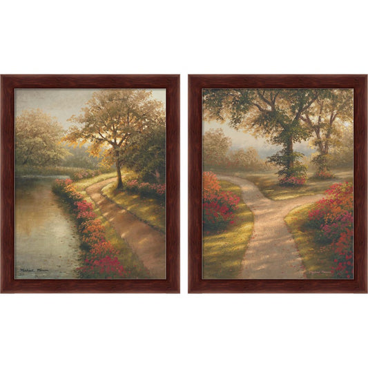 Morning Light by Michael Marcon, 2 Piece Brown Framed Art Set