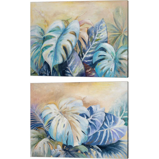 Blue Plants by Patricia Pinto, 2 Piece Canvas Art Set