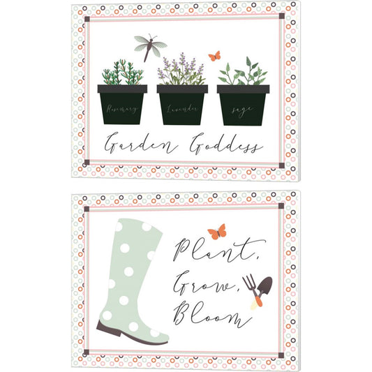 Garden by ND Art & Design, 2 Piece Canvas Art Set