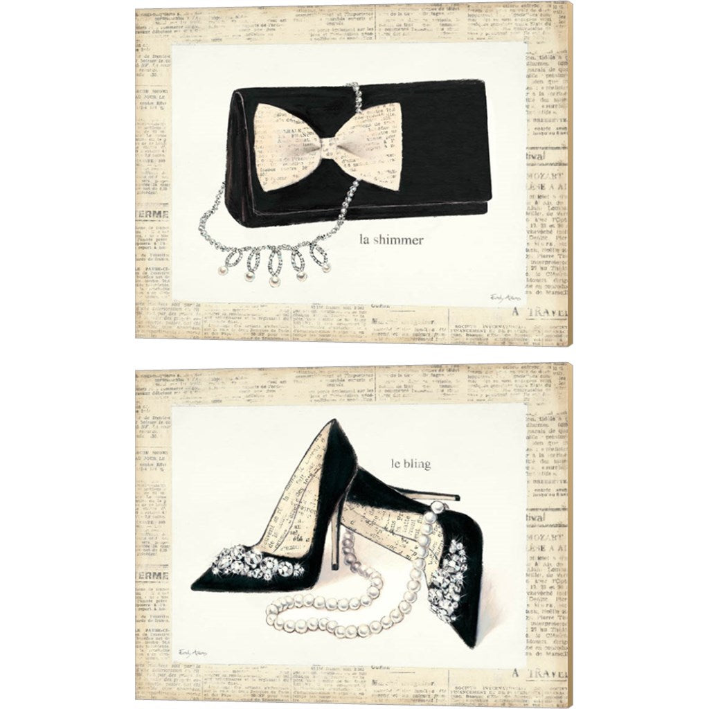 From Emily's Closet 1 by Emily Adams, 2 Piece Canvas Art Set